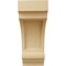 Ekena Millwork 4"W x 5"D x 10"H Diane Recessed Wood Corbel, Alder CORW04X05X10DIAL - alternate 3